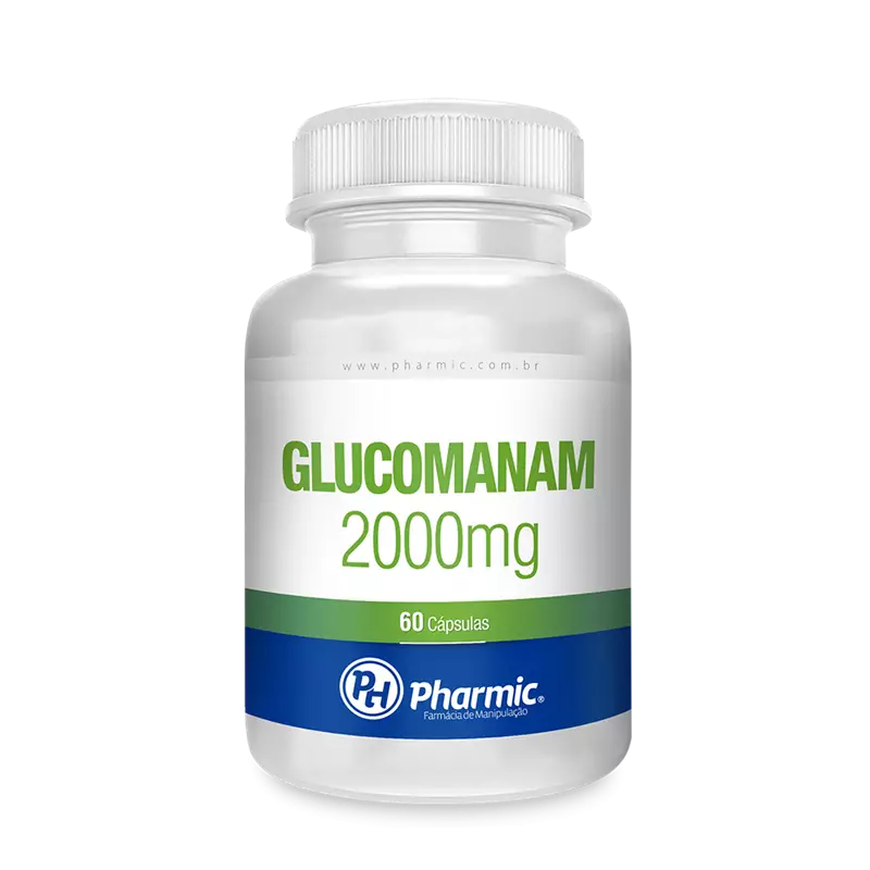 Glucomannam 2000mg Cápsulas 60 Doses