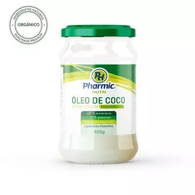 Óleo de Coco Desodorizado Orgânico 500g