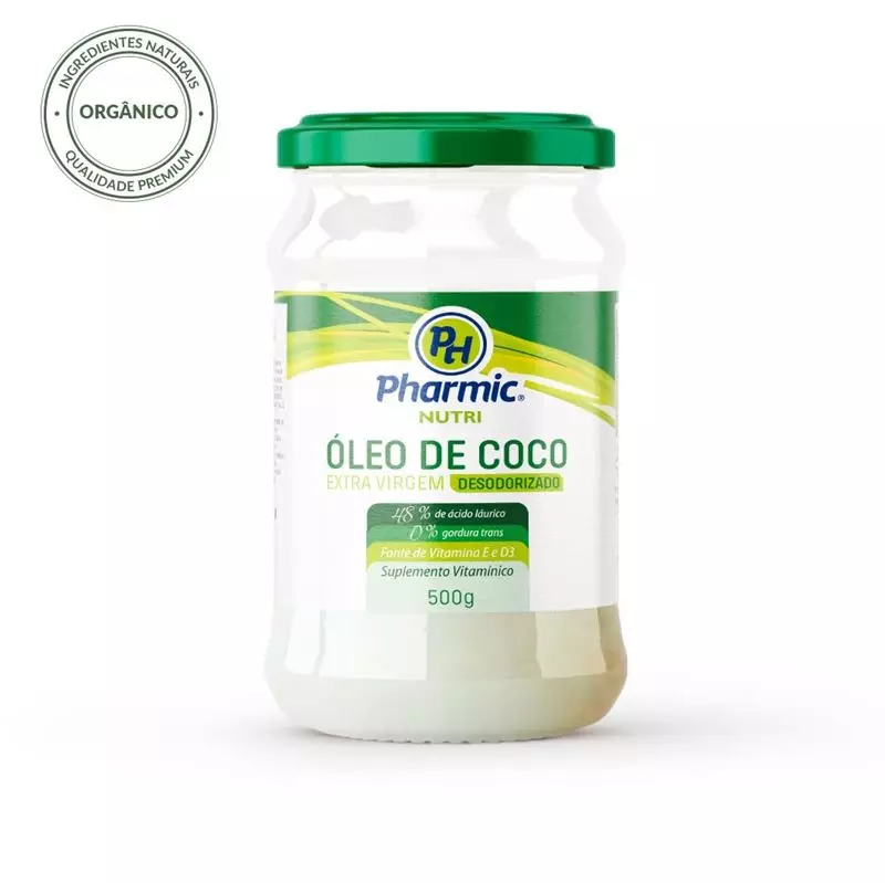 Óleo de Coco Desodorizado Orgânico 500g