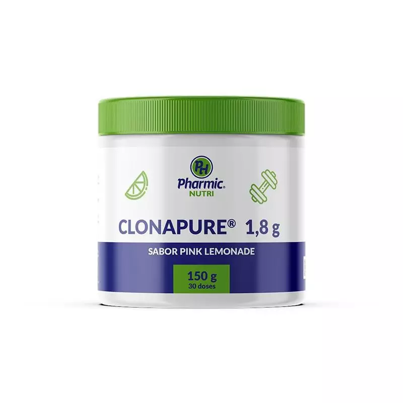 Clonapure® 1,8g 150g - Pote com 30 doses -  Sabor Pink Lemonade