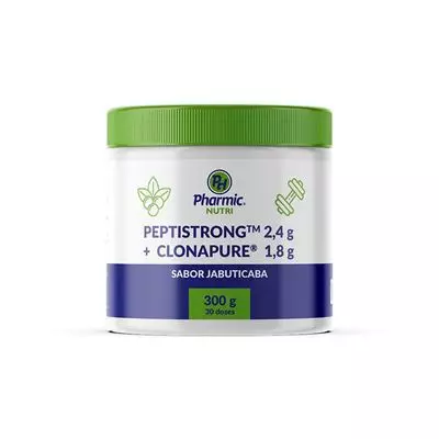 PeptiStrongTM 2,4g + Clonapure® 1,8g 300g - Pote com 30 doses - Sabor Jabuticaba