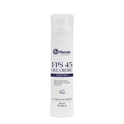 FPS 45 Gel Creme Toque Seco Sem Cor 50 g