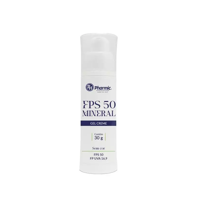 FPS 50 Mineral Gel Creme Sem Cor 30 G